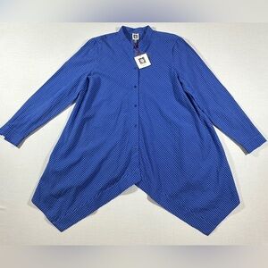Woman’s Anne Klein Long Button Down Top Size 1X (NWT)​​​​